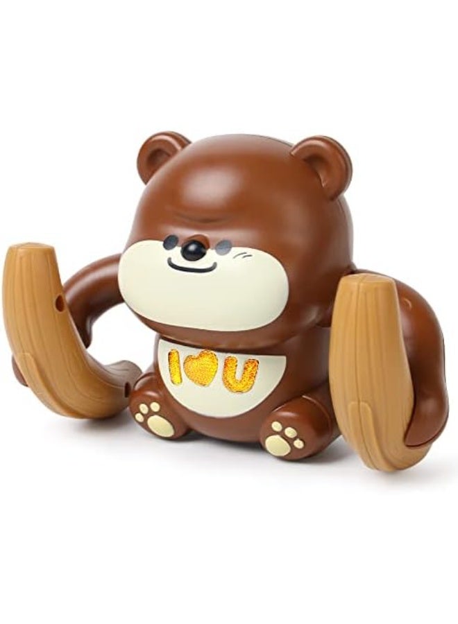 Toy Box Electric Doll Tumbling Bear Toy Kids Electric Voice Control Induction Light Music Tumbling Bear - Image 5