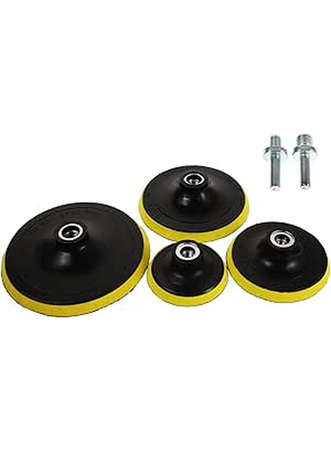 4 Inch 4Pcs Car Polishing Buffer Pad Kit For Drill And Angle Grinder Sanding Discs - Image 1