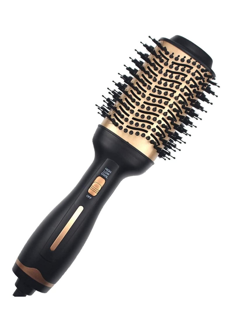 Hot Air Brush,Hair Dryer Brush, Professional Hair Dryer & Volumizer 3 in 1 Upgrade Anti-Scald Negative Ionic Technology Hair Straightener Brush,Salon Negative Ion Ceramic Electric Blow Dryer - Image 1