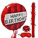 WUEURU Birthday Pixel Pinata SetPiata with Blindfold and Bat Stick for Groovy Hippie Theme Birthday Party Game Decorations Photo Props School Activities Wedding Christmas Party Supplies - Image 2