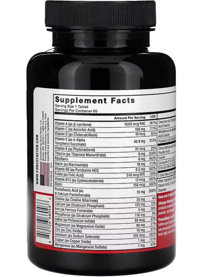 Force Factor, Men's 50+ Multivitamin, 60 Tablets - Image 2