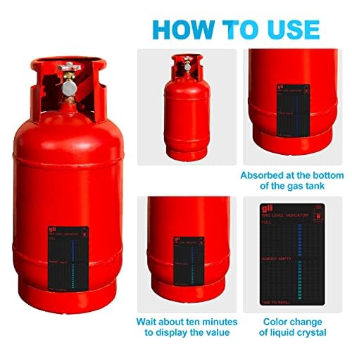 NHB ENTERPRISE NHB Enterprise Magnetic Gas Level Indicator for Butane and Propane Gas CylindersReusable Propane Fuel Level IndicatorsPropane Tank SensorPropane Tank Gauge Level IndicatorLiquid Level Indicator1p  - Image 4