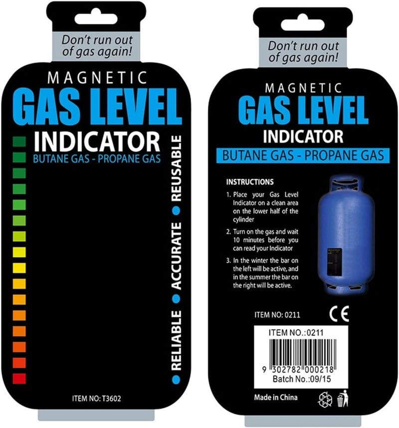 NHB ENTERPRISE NHB Enterprise Magnetic Gas Level Indicator for Butane and Propane Gas CylindersReusable Propane Fuel Level IndicatorsPropane Tank SensorPropane Tank Gauge Level IndicatorLiquid Level Indicator1p  - Image 2