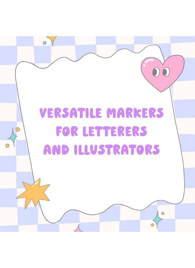 Chronicle Books Rulebreaker'S Markers Four Colorful Multisurface Markers Use On Paper Fabric Leather And More!  - Image 2