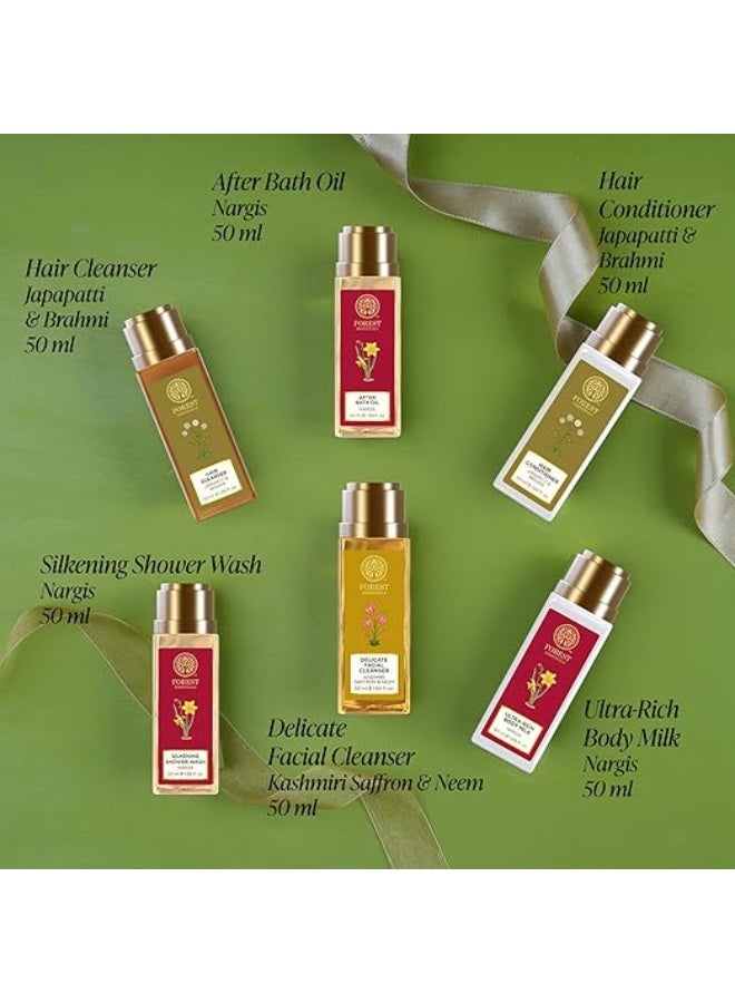 Forest Essentials Gift Box Mallika | Bestselling Delights - Nargis | Ayurvedic Essentials for Healthy, Radiant Skin - Image 2