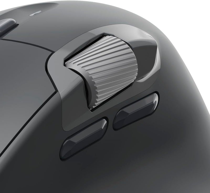 Hama Wireless Rechargeable Bluetooth/Wireless Mouse (Multi Device, Optical Mouse without Clicking Noise, Ergonomic, Side Scroll and Hyper Scroll Wheel, LED, Data Encryption, 10 Buttons, DPI Switch) - Image 4