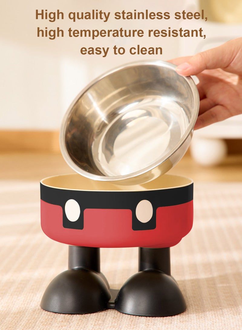 كيدل وعاء كرتوني للكلاب من الفولاذ المقاوم للصدأ للحيوانات الأليفة - Image 4