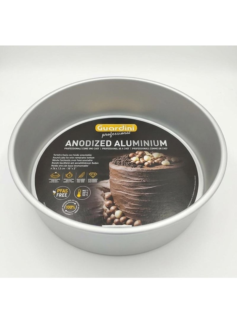 GUARDINI ALUMINIUM BAKING PAN 10"*3" SILVER - Image 1