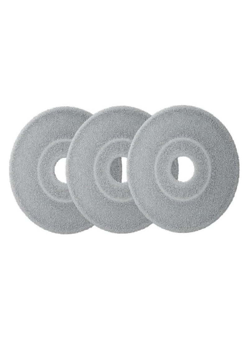 3 Pieces 360 Degree Replacement Microfiber Spin Mop Heads Bucket Home Cleaner - Image 1