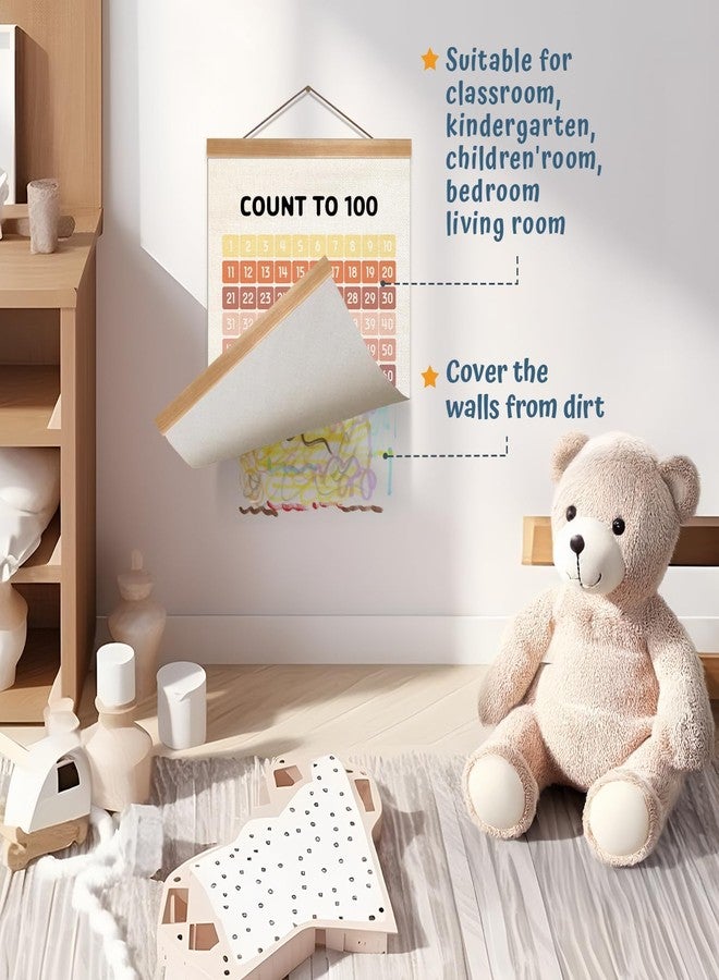 ZTGDA Numbers 1-100 Poster Chart, Number Chart Wall Art Decor, Boho Classroom Decor, Count to 100Learning Posters Banner for Classroom Nursery Kids Room Playroom Preschool Decorations (12x16inch 1-100) - Image 3