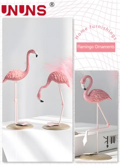UNUNS 3-Piece Flamingo Desk Ornaments For Wedding Home Living Room Bedroom Decor  - Image 4