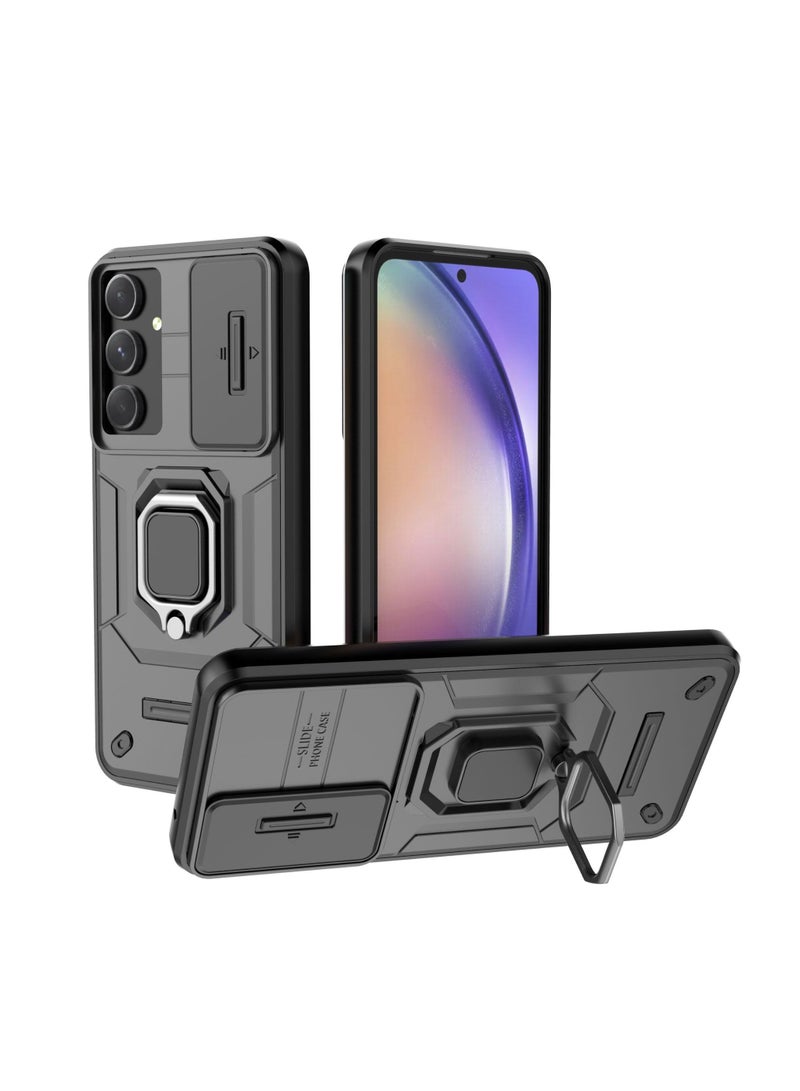 For the Samsung Galaxy A55 5G case, sturdy and durable, built-in bracket scratch-resistant shock absorption - Image 1