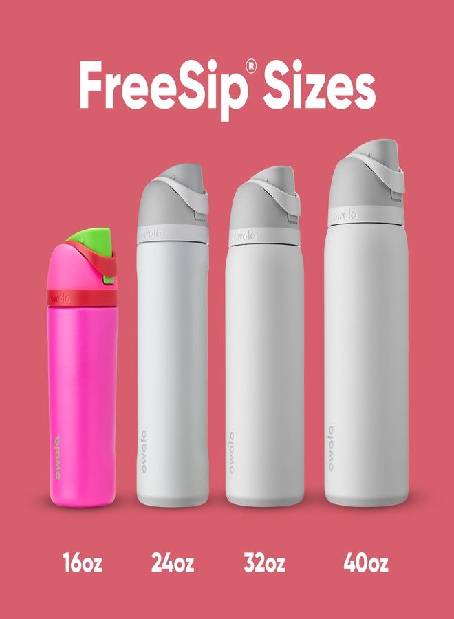 Owala Kids FreeSip Insulated Stainless Steel Water Bottle with Straw, BPA-Free Sports Water Bottle, Great for Travel, 16 oz, All the Berries - Image 5