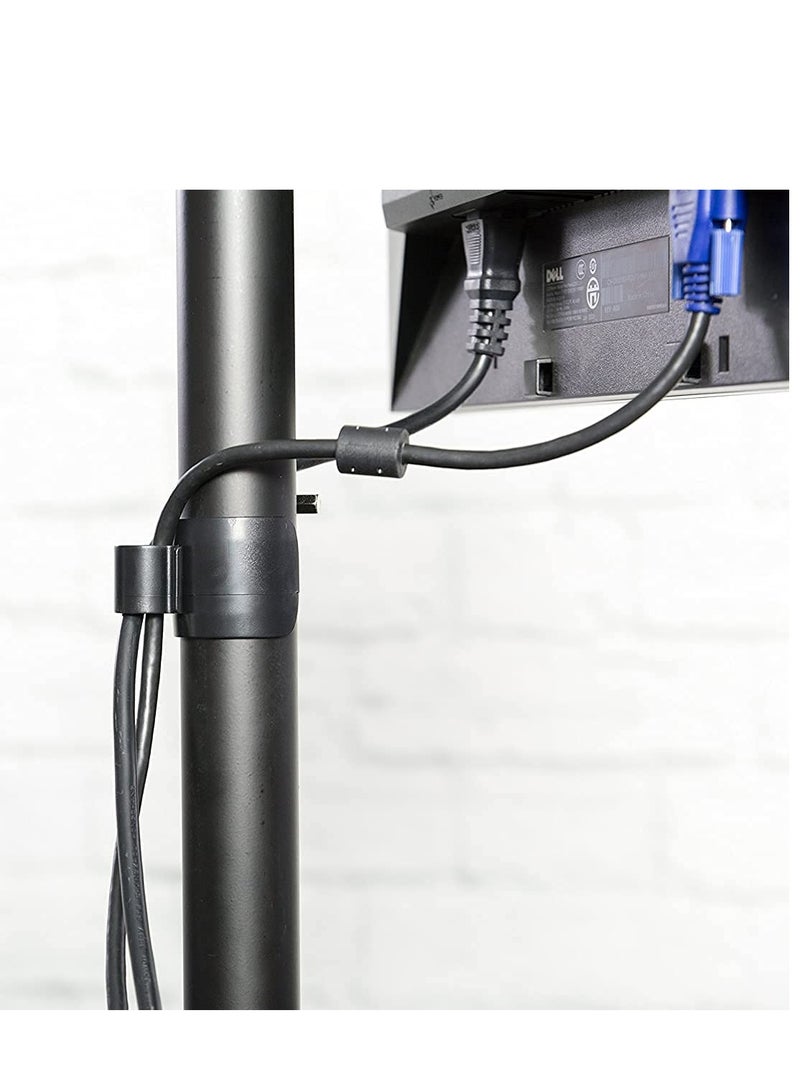 هامود حمود، حامل شاشة فردي قائم بذاته يدعم مقاسات من ١٧ إلى ٣٢ بوصة | ضمان ٣ سنوات | يتحمل وزن ٩ كجم | ذراع شاشة قابل لتعديل الارتفاع | حامل شاشة قابل للتعديل بالكامل مع ميزات الإمالة والدوران - Image 4