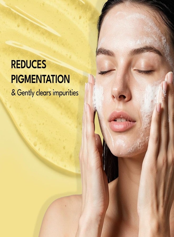 FLiCKA Vitamin C Face Wash | Infused With Niacinamide, Witch Hazel & Aloe Vera | Brightening & Hydrating | Non-Drying Formula | Skin Loving Ingredients | Suitable for All Skin Types - Image 2