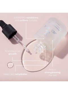 JESSICA Midi Phenomen Cuticle Oil for Nails Intensive Moisturiser Natural Jojoba Almond and Rice Oils Heals Rehydrates 7.4ml  - Image 2