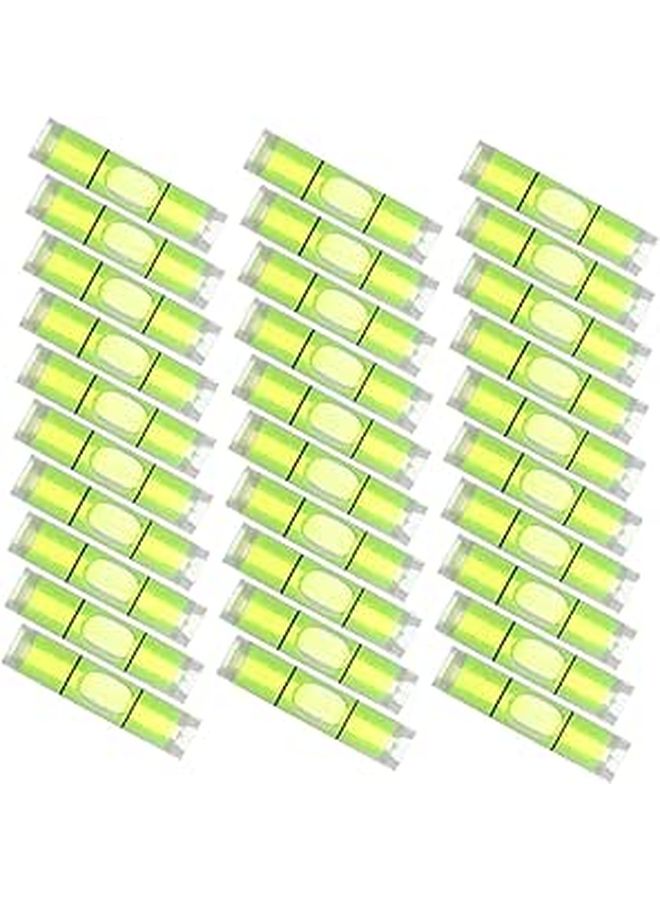 50Pcs Mini Cylindrical Bubble Levels 8X23mm Small Horizontal Spirit Level Tool For Picture Hanging And Layout - Image 1