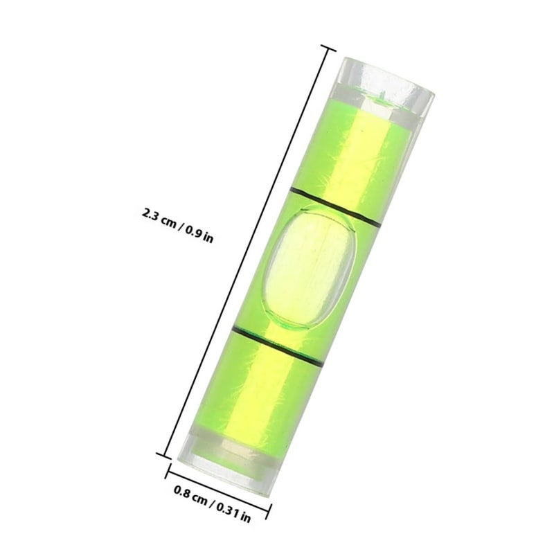 50Pcs Mini Cylindrical Bubble Levels 8X23mm Small Horizontal Spirit Level Tool For Picture Hanging And Layout - Image 3