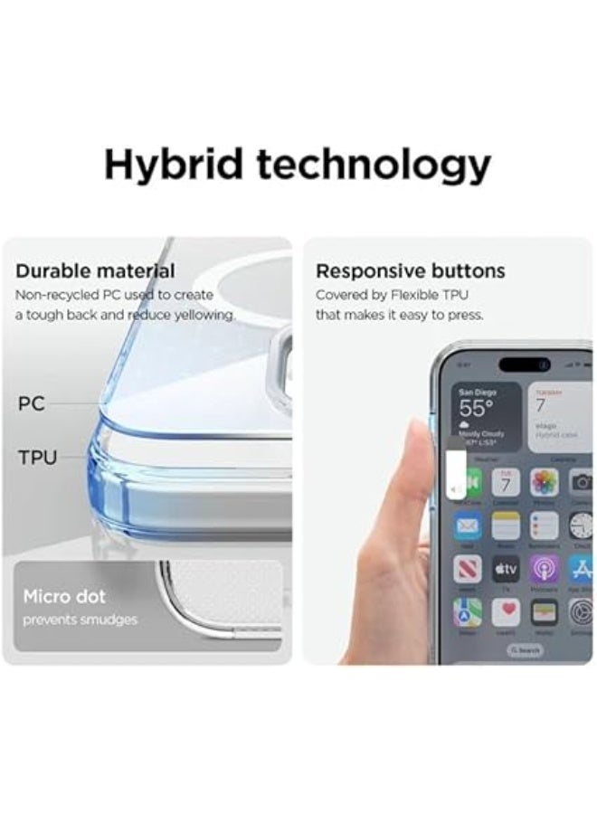 ALFY & CO iPhone 16 Pro Case Clear 6.1 inch Anti-Yellowing Mil-Grade Anti-Drop iPhone 15 Pro Cover Transparent, Slim Crystal iPhone 15 Pro Case, Full Coverage Lens Protection, Shockproof Anti-Scratch Clear - Image 3