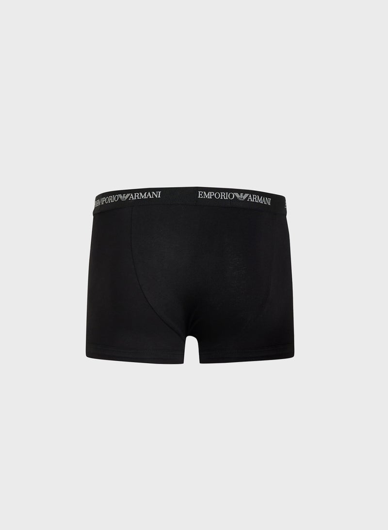 EMPORIO ARMANI 3 Pack Of Logo Boxers - Image 5