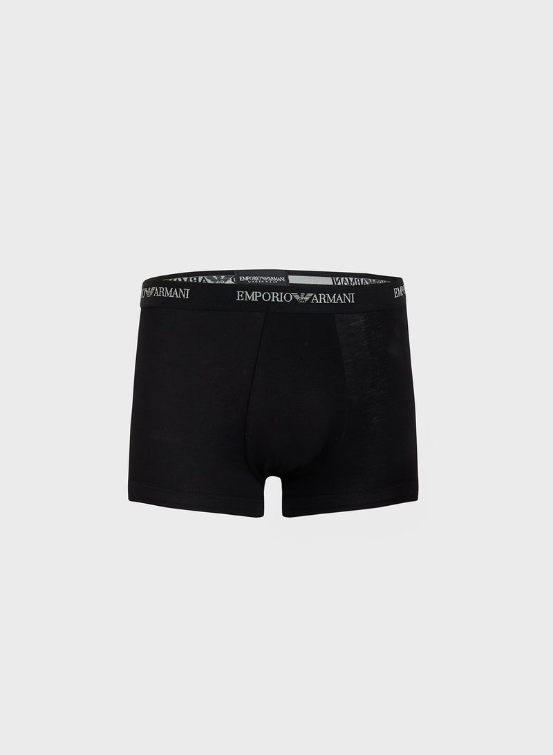 EMPORIO ARMANI 3 Pack Of Logo Boxers - Image 2