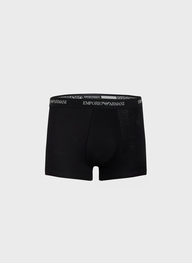 EMPORIO ARMANI 3 Pack Of Logo Boxers - Image 4