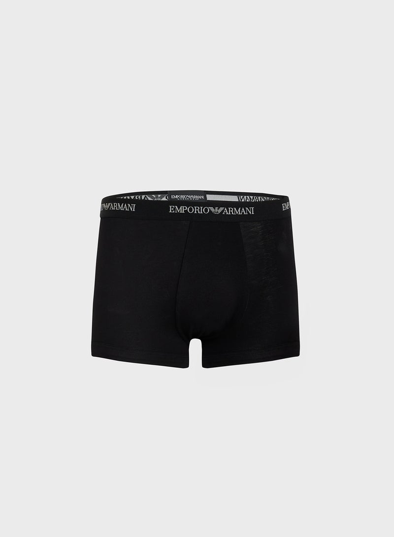 EMPORIO ARMANI 3 Pack Of Logo Boxers - Image 3