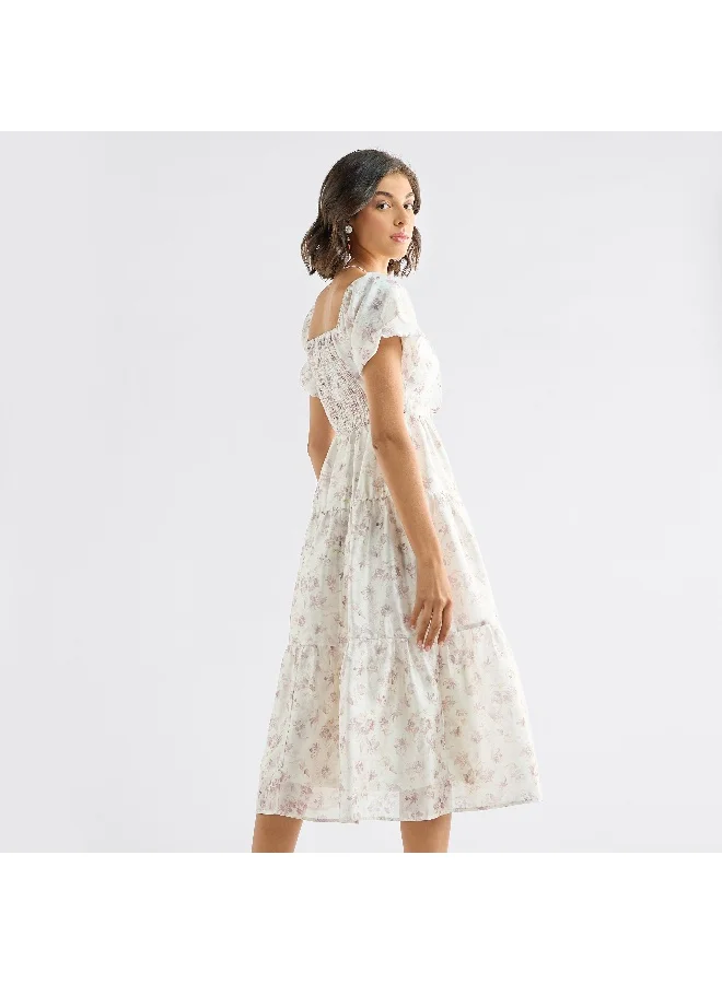Splash FAV Floral Tiered Dress