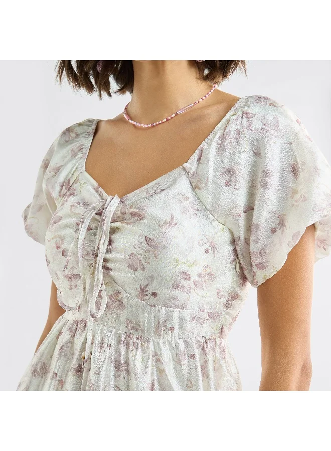 Splash FAV Floral Tiered Dress