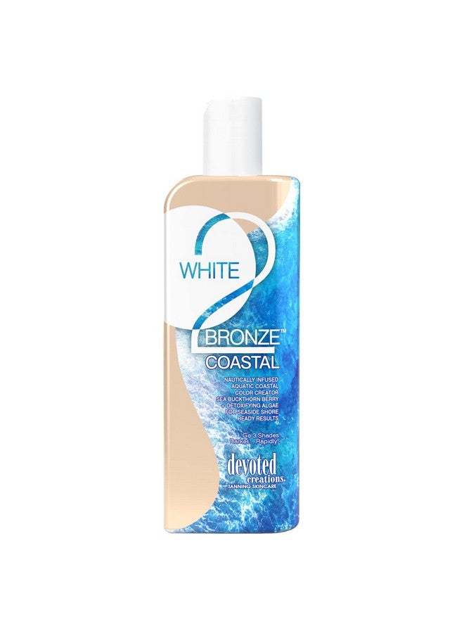 Devoted Creations White 2 Bronze Coastal Blue Hued Optimizer Go 3 Shades Darker Rapidly 8.5Oz - Image 1