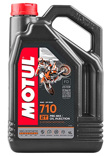 Motul 710 2T Full Synthetic Premix 2 Stroke Oil 4 Liter (104035) - Image 5