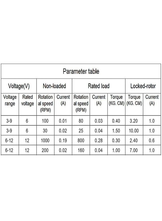AITIAO 2Pcs DC 12V 1000RPM N20 High Torque Speed Reduction Motor Micro Gear Motor with Metal Gearbox Motor for RC Car, Robot Model, DIY Engine Toys - Image 5