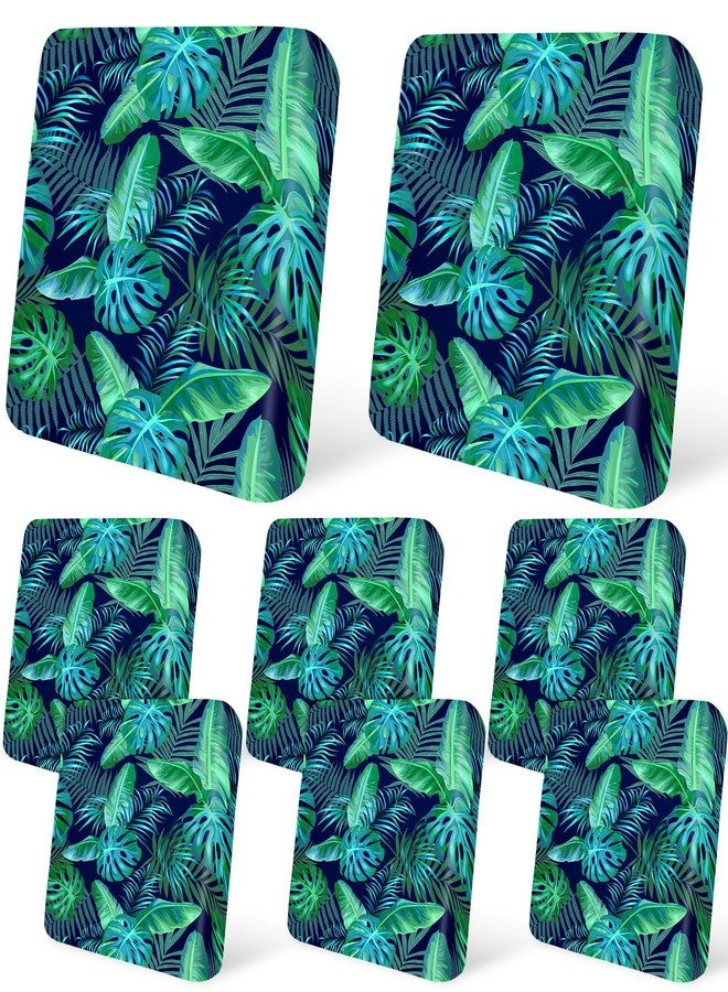 pickyNproud 8Pcs Patio Cushion Covers Stretch Outdoor Couch Cushions Slipcovers Replacement Washable Furniture Protector with Elastic Bottom Sofa Chair Seat Cover - Image 1