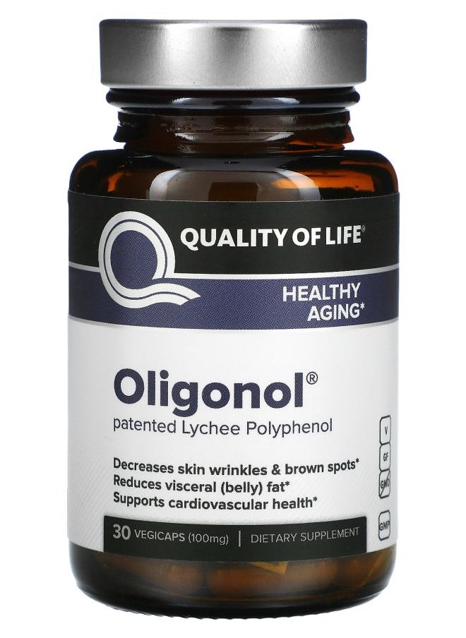 Quality of Life Oligonol 100 mg 30 Vegicaps 