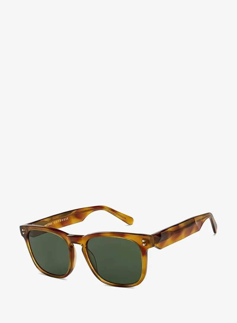 John Jacobs Full Rim Square Stylish & Premium Sunglasses 100% UV Protected Unisex Wide JJ S16503