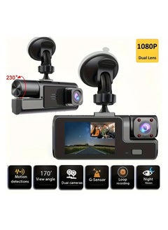 Generic HD 1080P Dash Cam with 170° Wide Angle, Night Vision, G-Sensor, Loop Recording, and Motion Detection for Cars  - Image 1