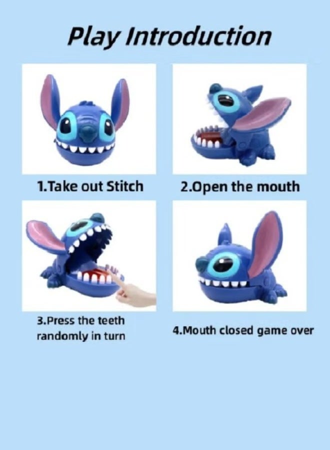 STITCH Teeth Toys Game for Kids,Biting Finger, Dentist Games, Funny Toys ( Blue) - Image 3