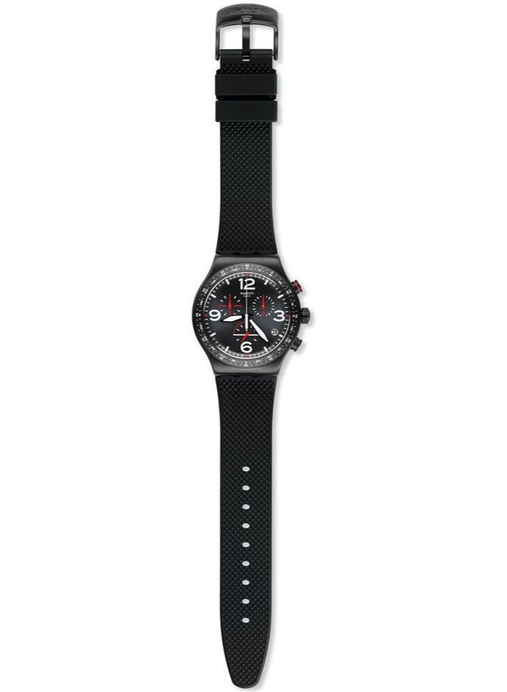 Swatch Unisex Black Is Back Quartz Movement Water Resistant Wrist Watch - 43 Mm - Image 2