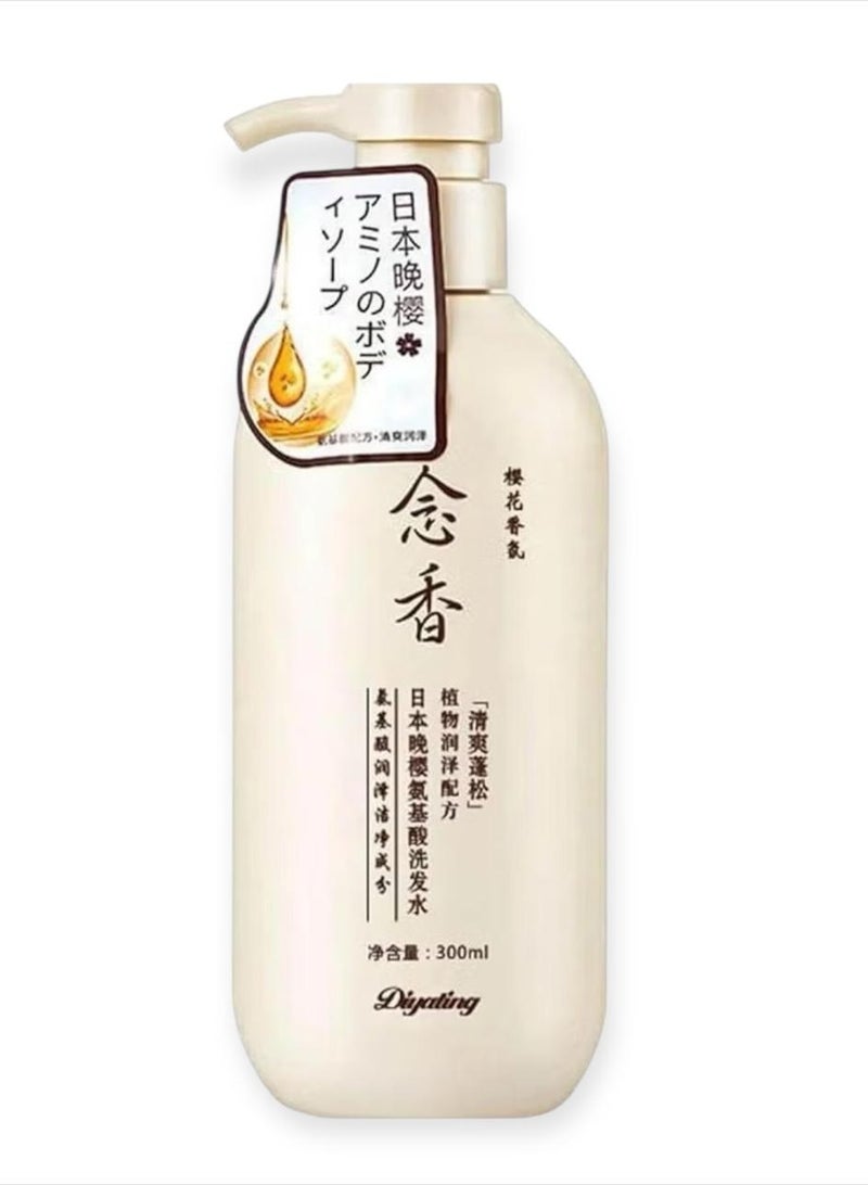 MAX FIT Sakura Japanese Shampoo for Hair Growth, Anti-Hair Loss and Anti-Dandruff - 300 ml - Image 1