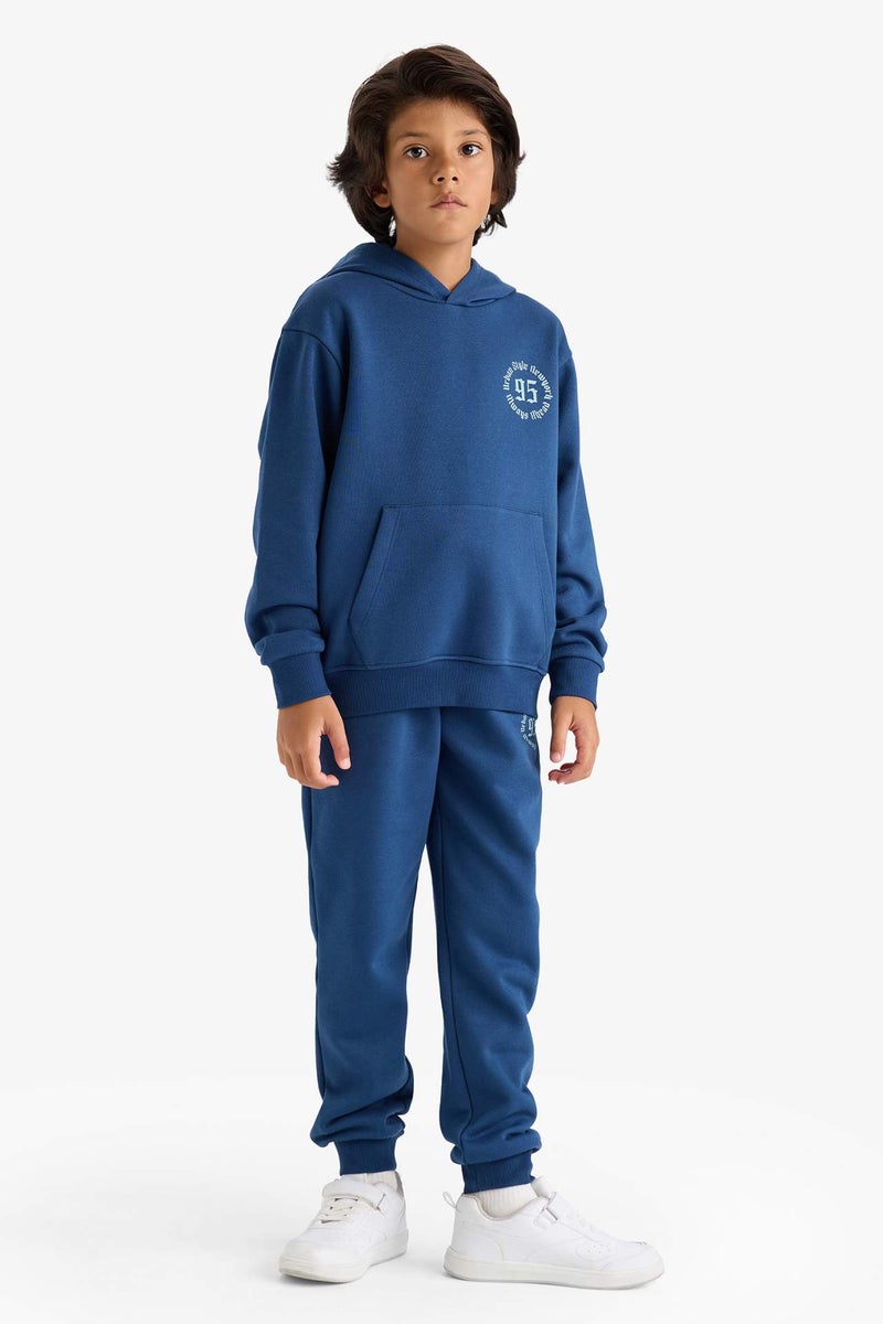 DeFacto Boy Regular Fit Hooded Printed Sweatshirt - Image 2