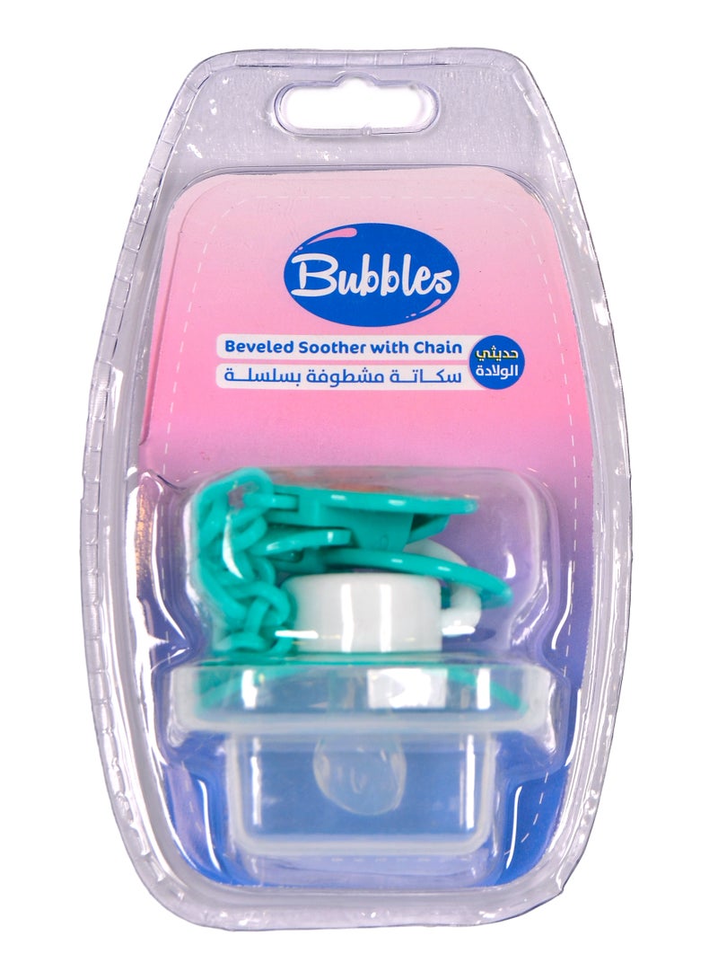 بابلز سكاته مشطوفة بسلسلة اشكال مختلفة-اخضر  حديثى الولادة - Image 2