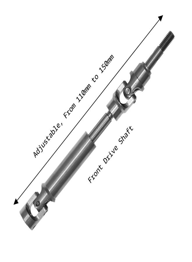 Nvwadayu Replacement for TRA6851A, 6851X, Stainless Front Drive Shaft Assembly Replacement Upgrade Parts for 1/10 Traxxas Slash Platinum/Ultimate/VXL 4x4 Hoss VXL 4X4 Rustler VXL 4X4 Stampede VXL 4X4 4WD - Image 4