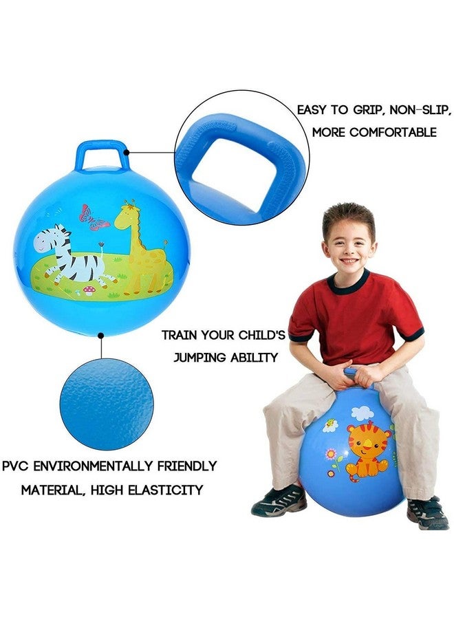 أزود كرة AZOD Hopper للأطفال، كرة علاجية للقفز والقفز، كرة نطاطة بمقابض، كرات توازن للأطفال - Image 4