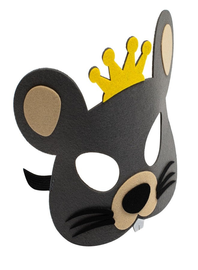 INF-STAR The Nutcracker Felt Masks Set - 4PCS Clara/Marie, Nutcracker Prince & Mouse King Costume Masks for Kids Birthday Party, Christmas Play & Halloween Dress Up - Image 4