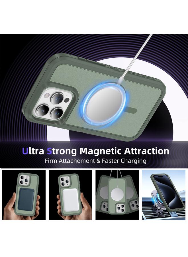 S-TOP Case For iPhone 11 / XR Guard Magsafe Magnetic Ring Matte Phone Case - Image 5