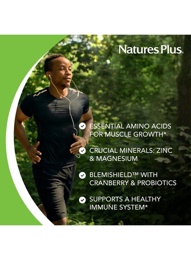 Nature's Plus ناتشرز بلس باور تين للذكور - 60 قرص مضغ، توت بري - مكمل متعدد الفيتامينات للشباب عالي الفعالية - خالي من السكر، نباتي، خالي من الجلوتين - 30 حصة - Image 3