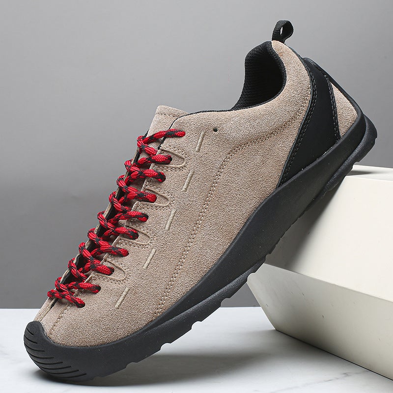 Cute And Quirky Round-Toe Mountain-Style Outdoor Shoes, Camping Casual Non-Slip Hiking Shoes, Low-Top Hiking Shoes For Women, Couple'S Style For Men - Image 1