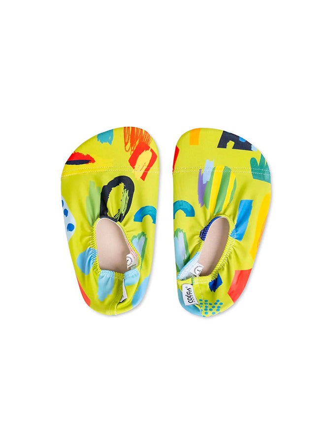 COEGA SUNWEAR Boy'S Pool Shoes - Blue Sky Scribbles