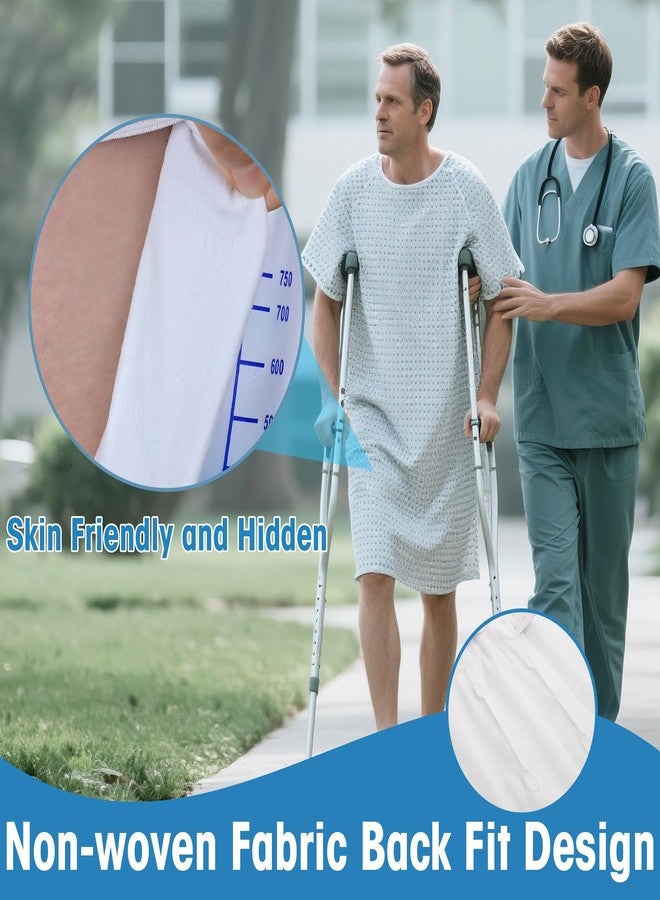 BeHerk 750 mL Catheter Leg Bag for Men and Women 3 Pack Urinary Drainage Bag with Anti-Reflux Valve, Adjustable Cloth Straps, Non-Woven Fabric Back Fit Design, Split Urine Bag - Image 5
