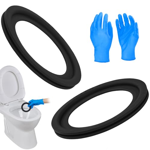 CenJows 2 Pack RV Toilet Seal for Dometic 300/310/320 Toilets, Leak-Proof & Odor-Free Flush Ball Seal Gasket Replacement 385311658 with Durable Rubber, Easy Install Toilet Seal Parts for Camper Trailer - Image 1